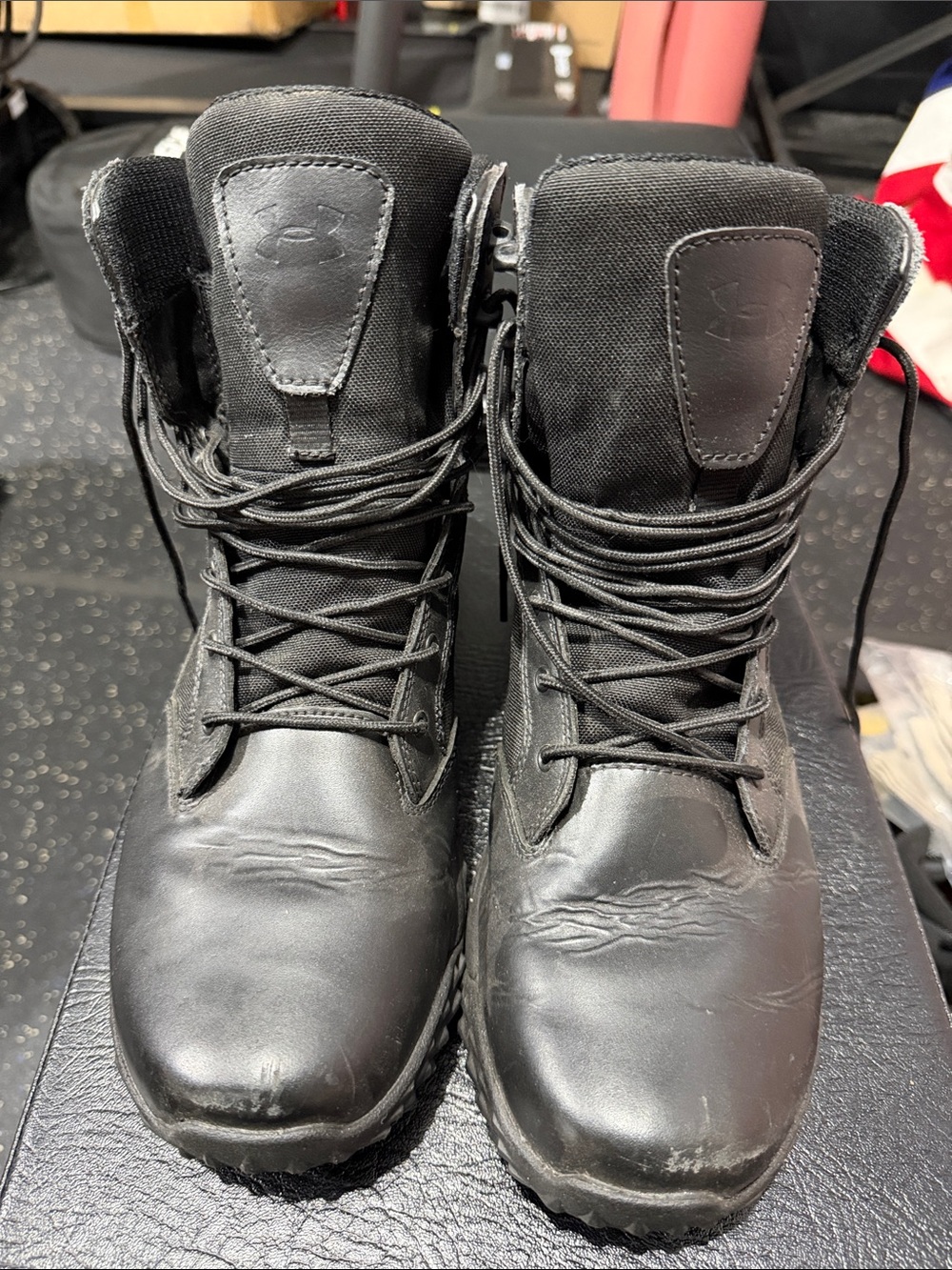 Under Armour Black Tactical Lace-Up Boots